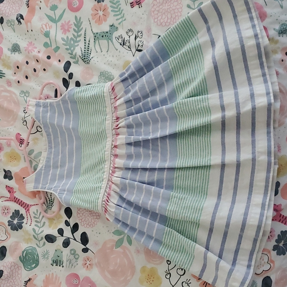 Ralph Lauren striped pastel summer dress